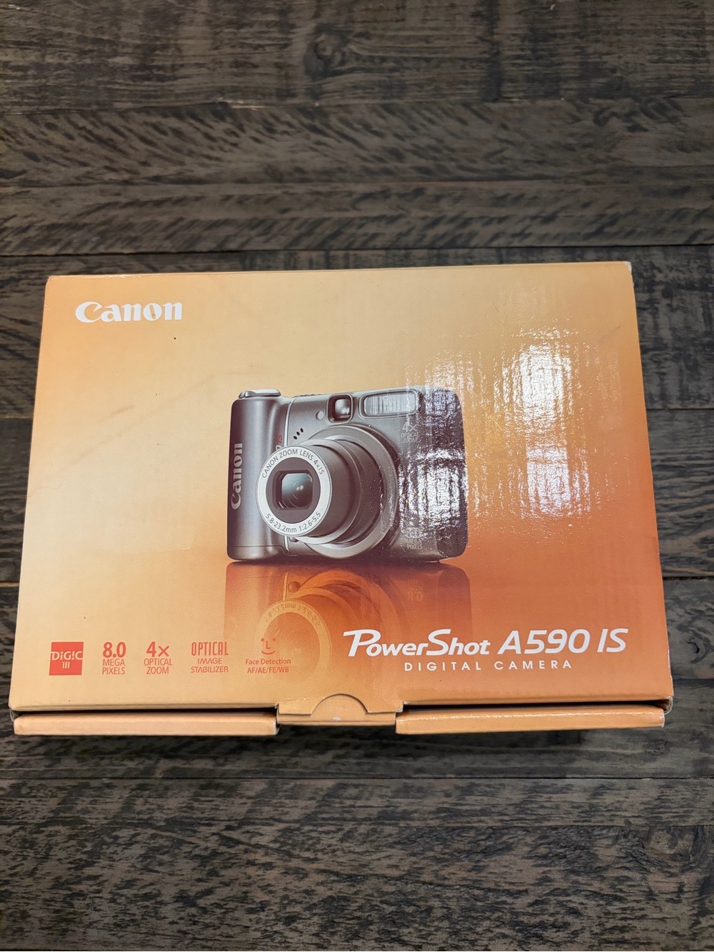 NEW Canon PowerShot A590 IS 8.0MP Digital Camera PRISTINE Factory Sealed Vintage